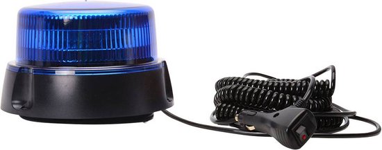 WAS Zwaailicht W112 853.2 12 V, 24 V werkt op boordnet Zuignapvoet, Schroefmontage, Magneetbevestiging Blauw