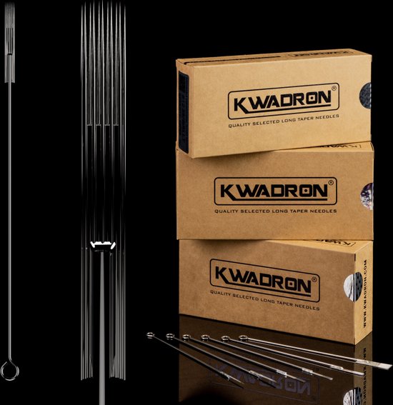 Kwadron - 50 stuks 30/13MGLT Premium Steriele Tattoo Magnum Naalden | Needles On Bar | Tatoeage Naalden Voor Machine, Stick & Poke & Handpoke Tatoeëren
