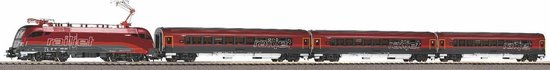 Piko H0 Startset - Rail Jet ÖBB Locomotief + 3 personenrijtuigen (57178)