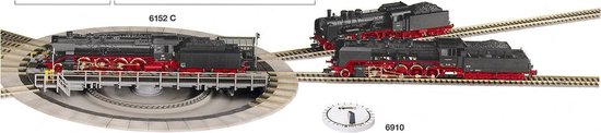 Fleischmann 6152 H0 Draaischijf Rechte rails Modeltreinen