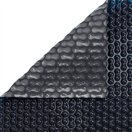 GeoBubble EnergyGuard antraciet/zwart doorschijnend - solar folie - zwembadafdekking - noppen folie - 500μm - 5x8m