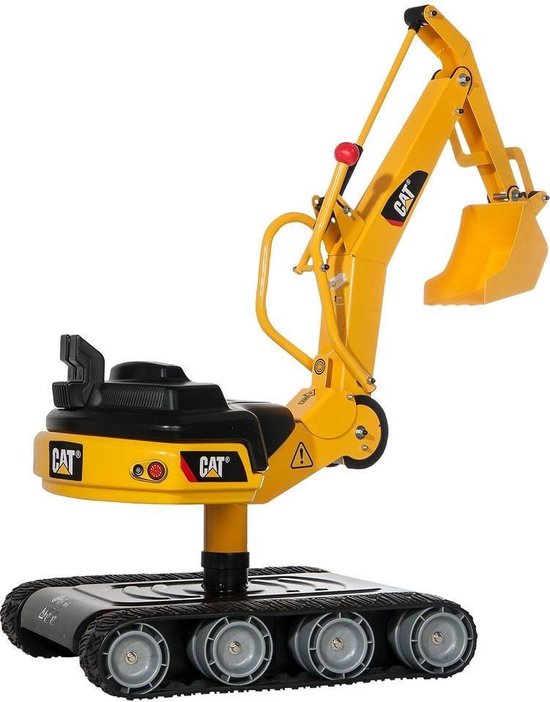 Rolly Toys Graafmachine Rollydigger Xl Cat 96 Cm Staal Geel