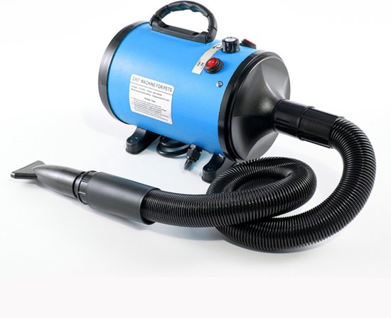 Livano Hondenfohn - Hondenkam - Hondenborstel -Langhaar - Korthaar - Dog Brush - Haardroger Hond - Katten - Ontharing - Waterblazer - Blauw