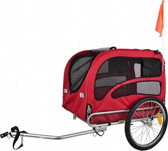 Topmast Fietskar voor Honden - Original XLarge Hondenfietskar Rood