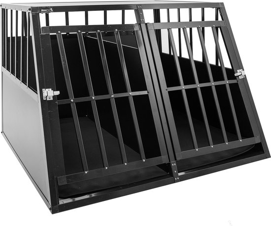 MaxxPet AutoBench voor Hond - Transportbench - Hondenbench voor autokoffer - 2 deurs Bench - 104x91x70cm
