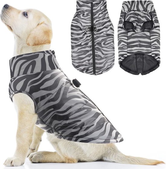 Reflective Dog Coat, Winter Dog Jacket, Warm Puppy Vest, Waterproof Pet Clothing for Small Medium Dogs, Chihuahua, Teddy, Bomei, Schnauzer