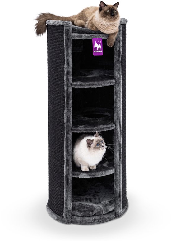 Petrebels Superdome 120 Krabton voor katten -  Pepper - 49 x 49 x 120 cm