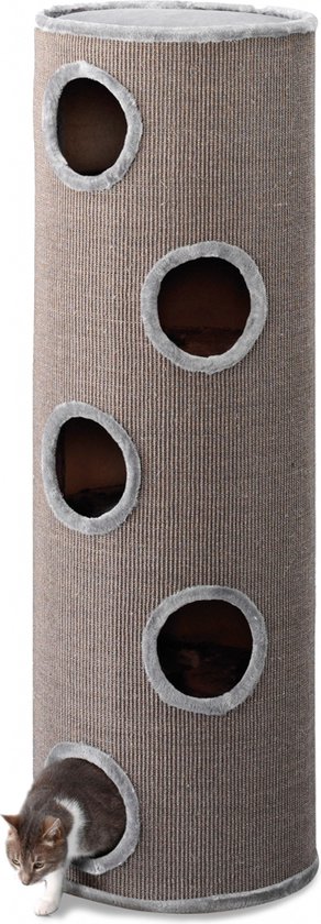 Ebi Krabton Catdome Extreme - Grijs - 50 x 50 x 150cm