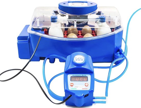 Borotto Lumia 8 expert- Inclusief automatische vochtcomputer (Sirio)- vol-automatische broedmachine - kwartel - kip- vogels - papagaai - fazant - gans