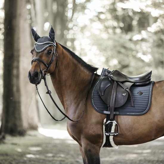 Kentucky Saddle Pad Pearls - Kleur: Brown - Optie: Dressage - Maat: Full