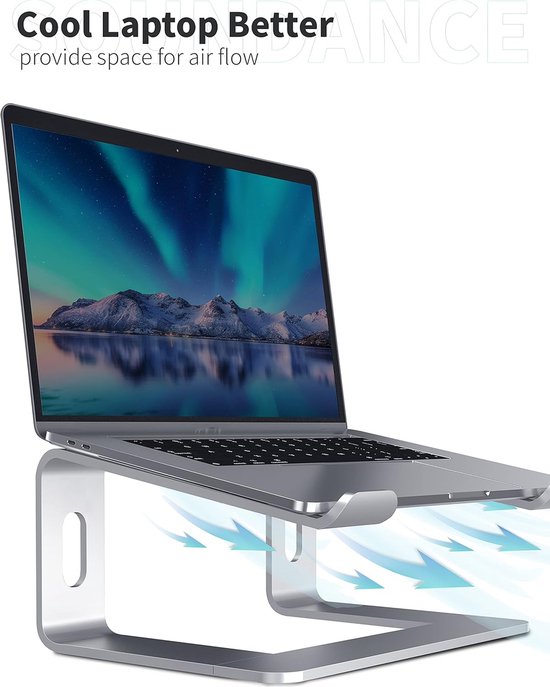 laptopstandaard, Ergonomische Laptop Stand, Verstelbare Laptophouder10-15.6 Inch