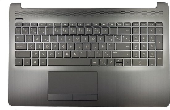 Topcase incl. keyboard geschikt voor HP 15-da0086nb (Belgisch Azerty)
