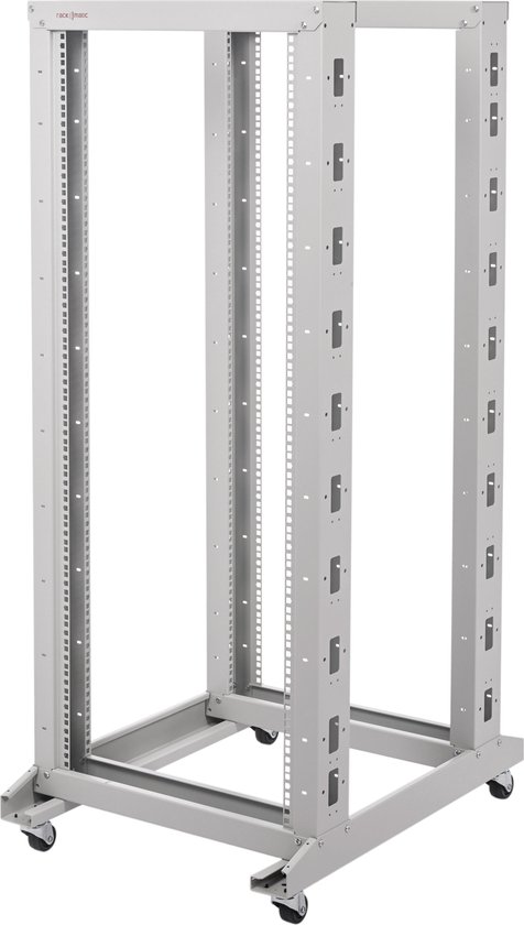 RackMatic - Rackkast 19'' open 29U 600x800x1400mm wit Open2 MobiRack van RackMatic