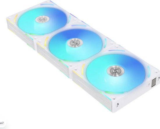 Lian Li UNI FAN AL V2 - Ventilatorhuis - 3 pack - 120 mm - 71.2 CFM - 250 - 2000 omw/min. - 28.7 dBA - PMW - ARGB - 4-pins - wit