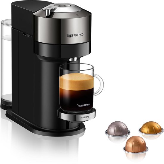 Krups Nespresso Vertuo Next XN910C10 - Koffiecupmachine - Chrome