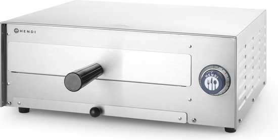 Hendi Pizzaoven Professional RVS - 48x42x(H)19,5cm - 230V / 1300W