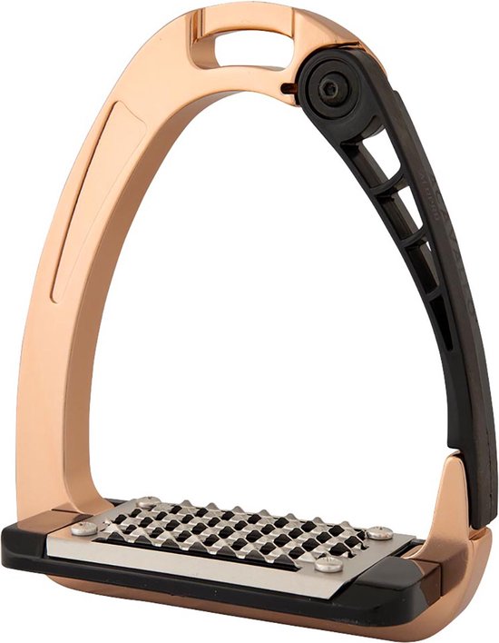 Acavallo stijgbeugels Arena Alupro - Roségold - 12CM - Veiligheidsbeugels