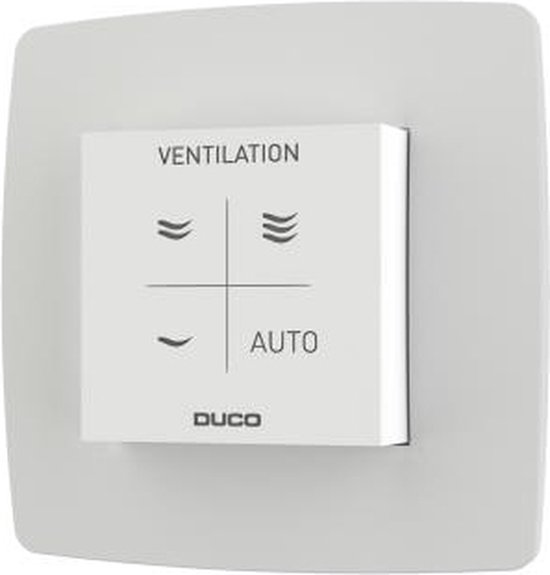 Duco CO2 ruimtesensor RF/Wired 8,3 x 8,3 x 5,5 cm, wit -