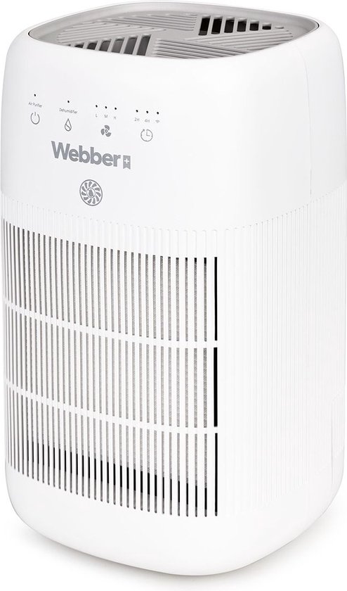 Webber DEQ10 - luchtontvochtiger - 33,2x19,3 cm - 3-traps filter