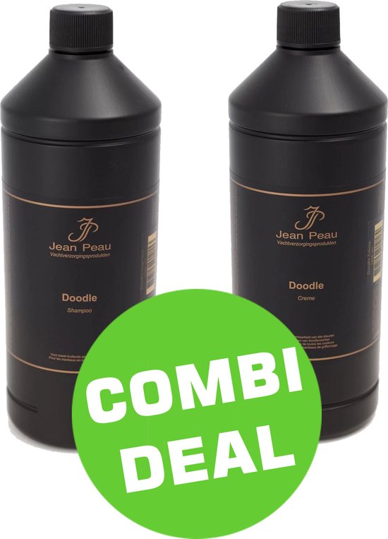 Jean Peau Combipakket - Doodle Shampoo & Doodle Creme - 1000 ml