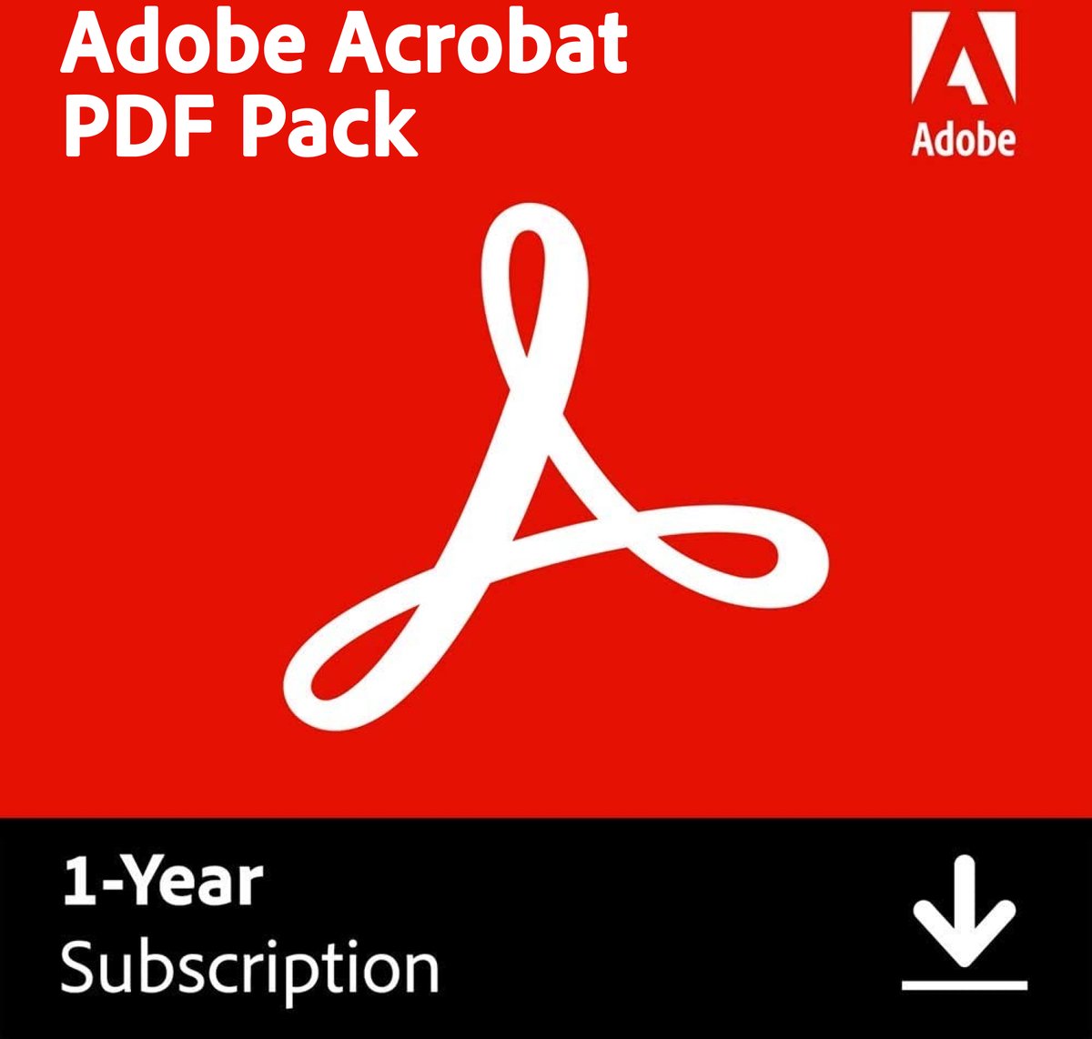 Adobe Acrobat PDF Pack - 12 maanden/1 apparaat - Meertalig - Windows Download
