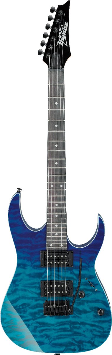 Elektrische gitaar Ibanez GRG120QASP-BGD Blue Gradation