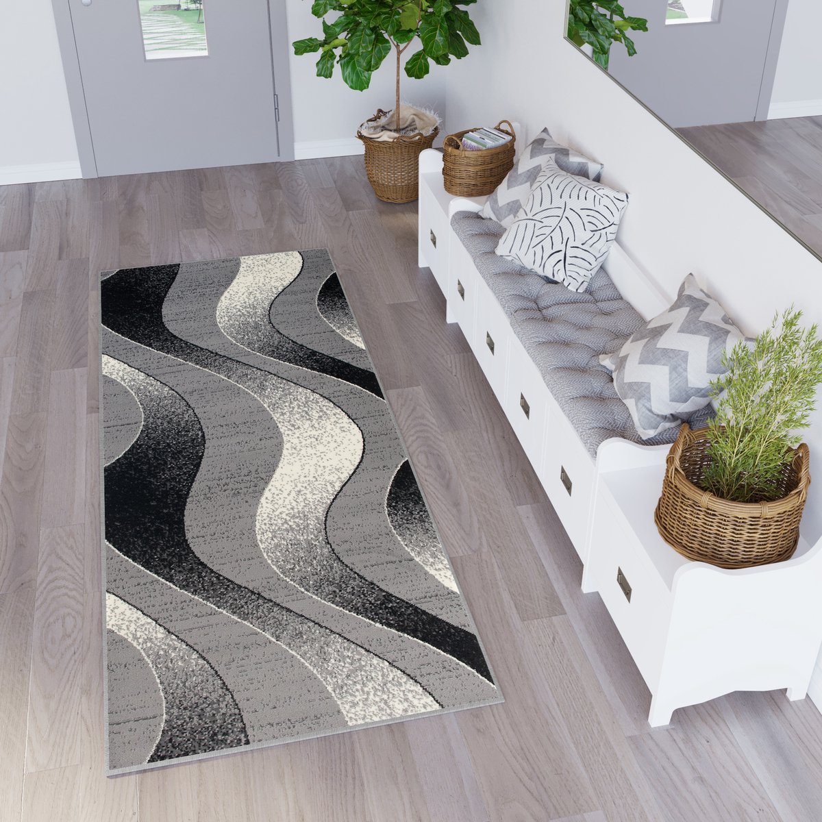 Tapiso Dream Tapijt Loper Gangloper Abstract Vloerkleed Maat-  80x1150