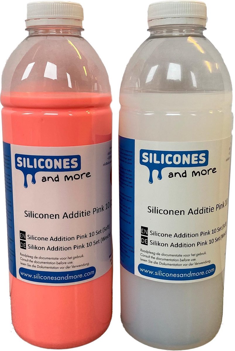 Siliconen Additie Pink 10 (Zacht) - 2 Kg Set
