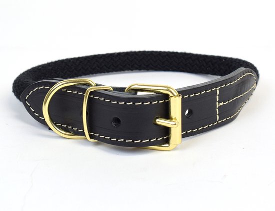 Duvoplus - Halsband Voor Dieren - Hond - Explor Forest Halsband Nylon Xl - 56-64cm/14mm Zwart - 1st