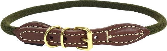 Duvoplus - Halsband Voor Dieren - Hond - Explor Forest Halsband Nylon M - 41-49cm/14mm Groen - 1st