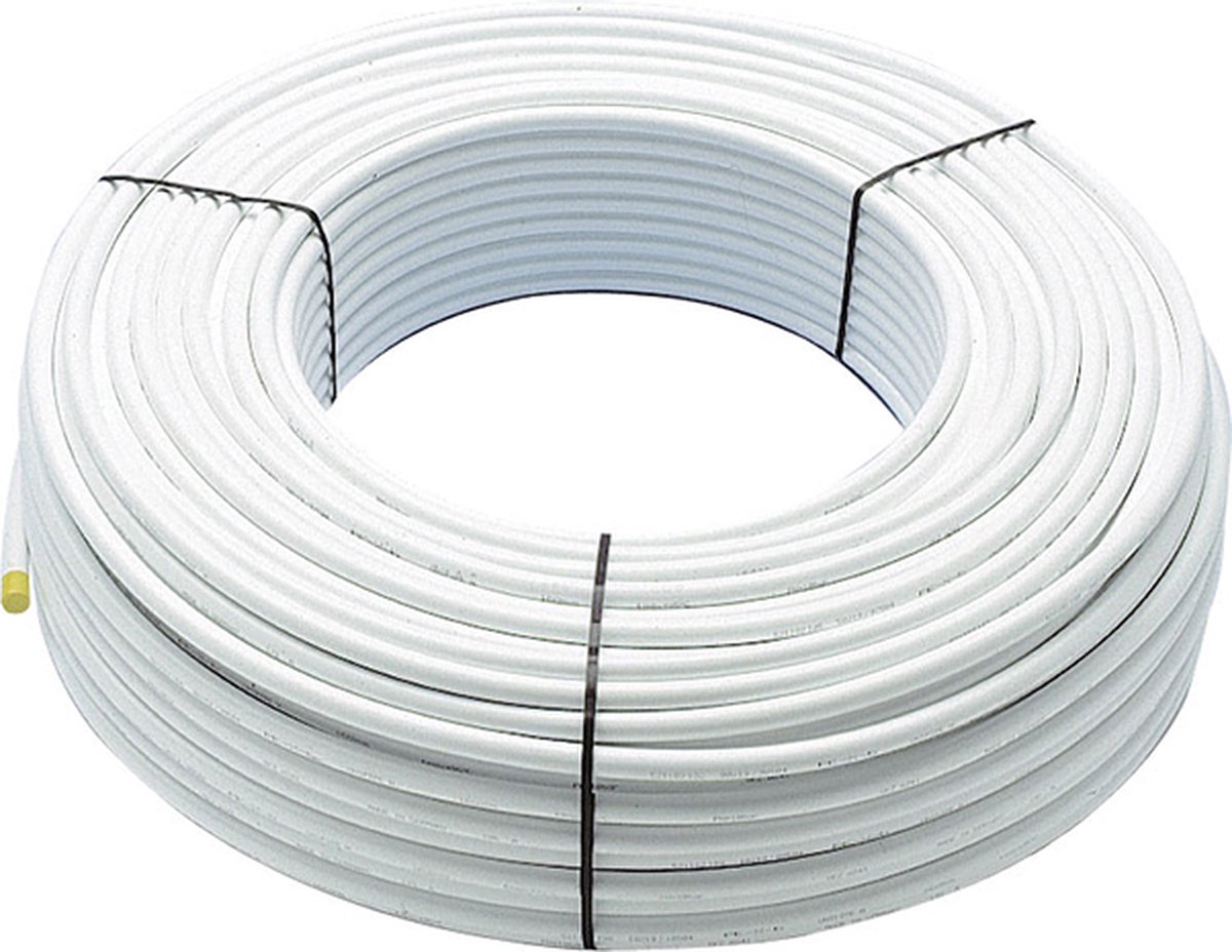 Wavin Tigris PEX/AL buis op rol wit, 16x2mm lengte 200m
