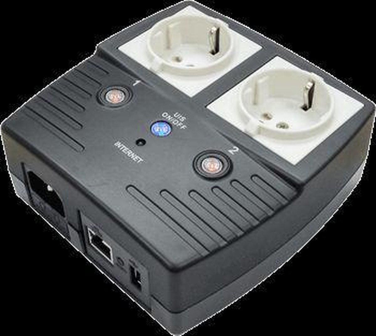 Afstandsbedienbare 2-voudige IP-Schakelaar / WATCH-DOG / automatische RESET van uw MODEM MSN-Switch UIS-523-F