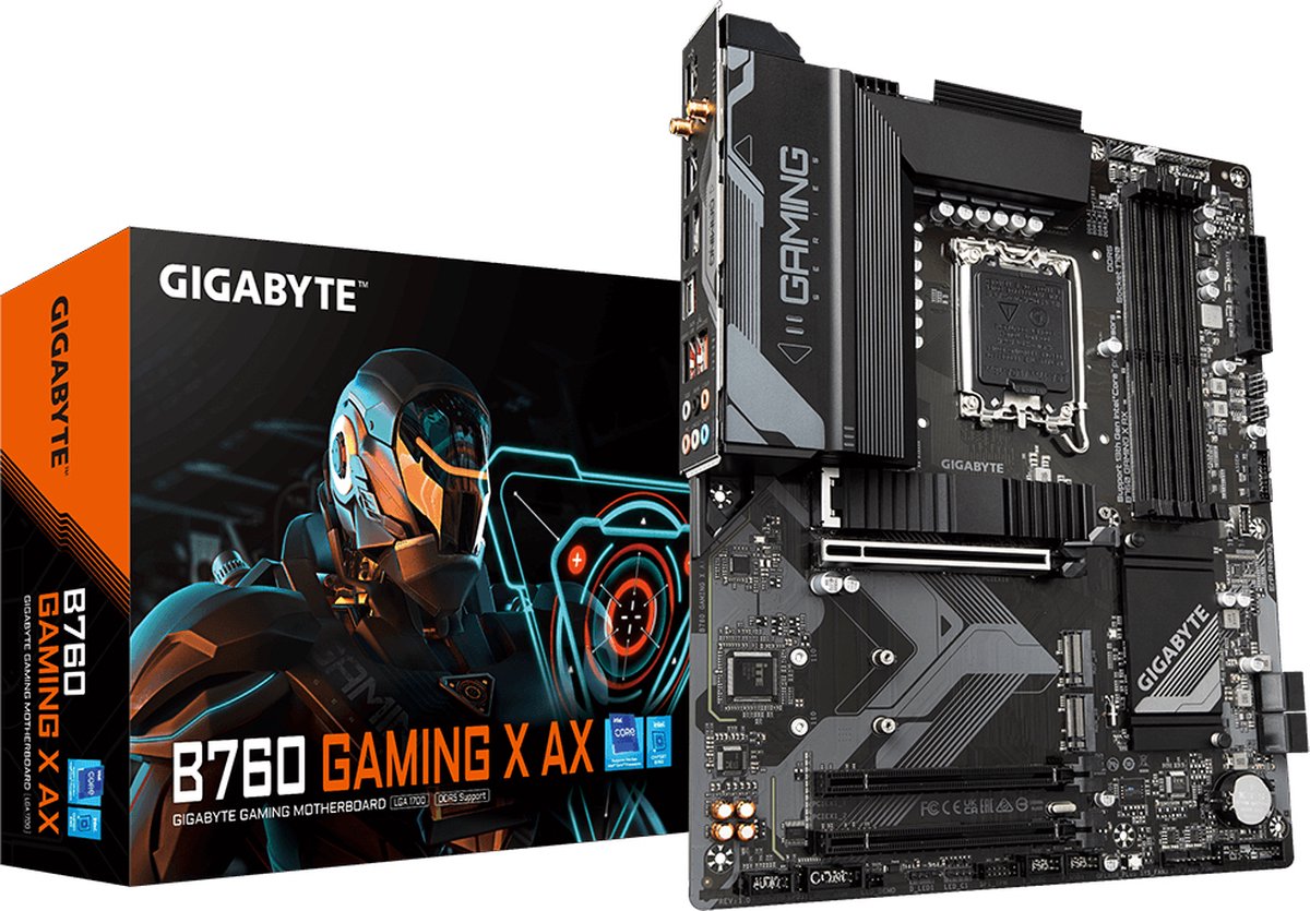 Motherboard Gigabyte B760 GAMING X AX 256 MB Intel LGA 1700