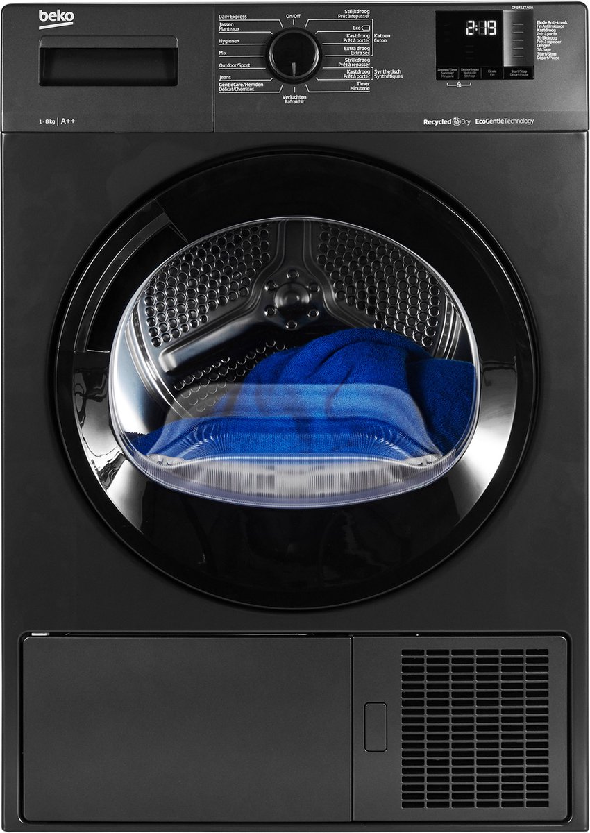 Beko DF8412TA0A - RecycledDry™ - Warmtepompdroger