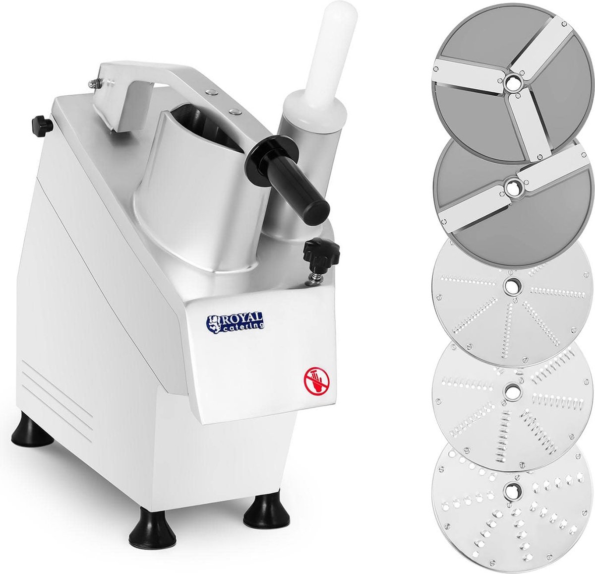 Royal Catering Groentesnijder - Elektrisch met 5 messen