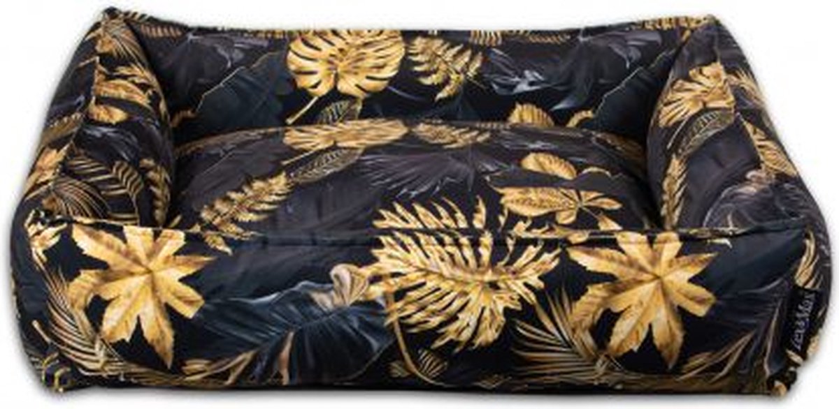 Lex & Max Dubai - Hondenmand - 90x70cm - Zwart/Goud