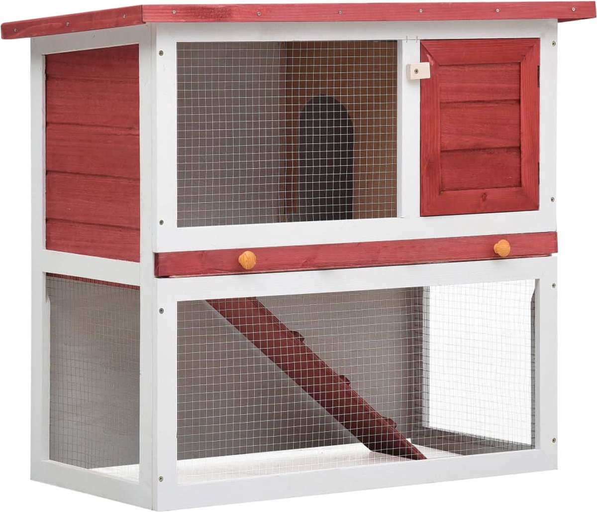 vidaXL-Konijnenhok-voor-buiten-met-1-deur-hout-rood