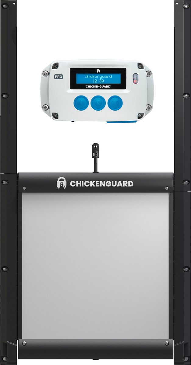 ChickenGuard pro automatische hokopener op batterijen en zelfsluitende deur
