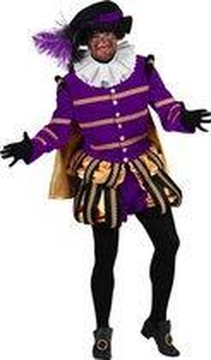 pietenkostuum albufeira paars zwart maat medium