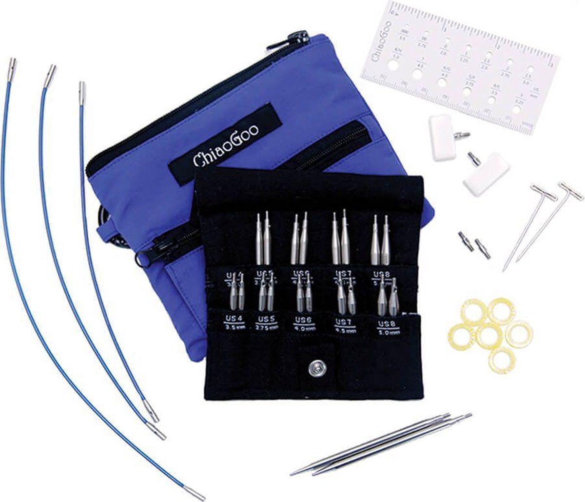 ChiaoGoo TWIST Lace short combo pack 5+8cm 3.50-5.00mm.