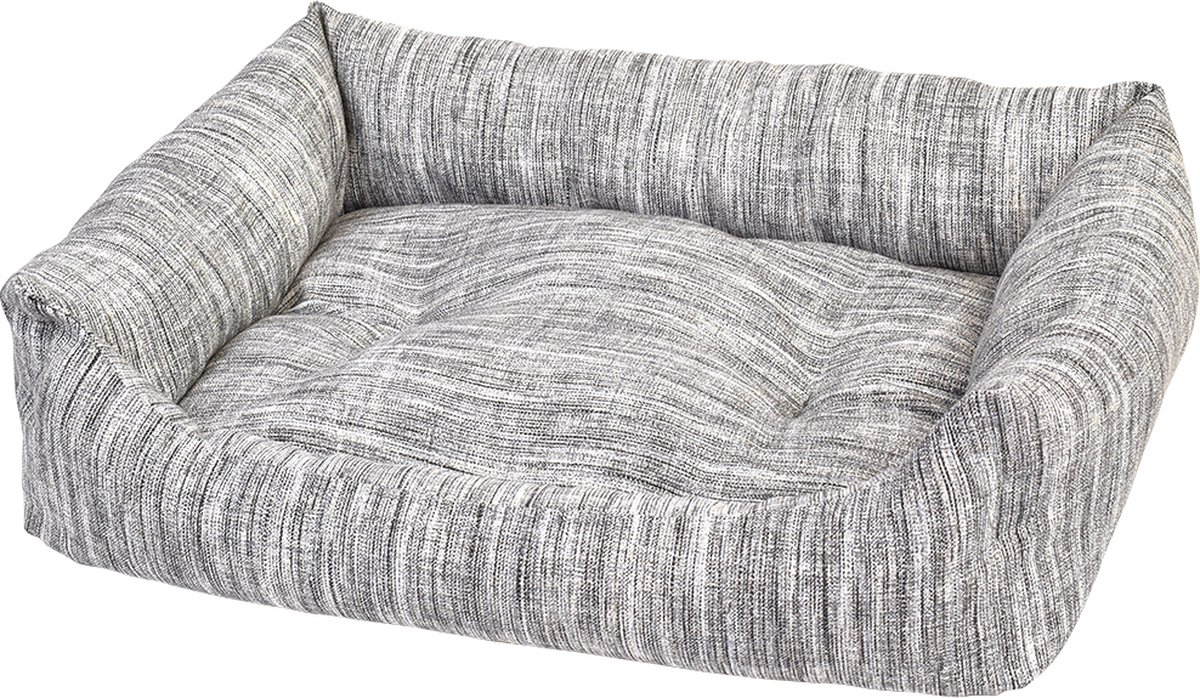 Duvoplus - Dierenkussen - Hond - Mand Rechthoekig Cliff 110x85x22cm Grijs - 1st