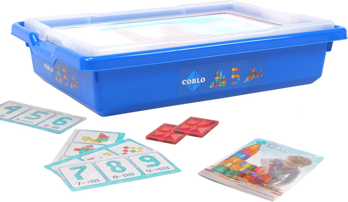 Coblo Classic XL 100 stuks - Magnetisch speelgoed - Montessori speelgoed - Magnetische Bouwstenen - Magnetische tegels - STEM speelgoed - Speelgoed 3 jaar t/m 12 jaar
