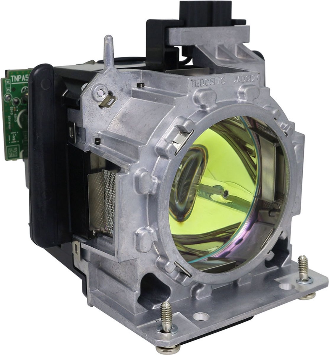 Beamerlamp geschikt voor de PANASONIC PT-DZ110X beamer, lamp code ET-LAD310. Bevat originele UHP lamp, prestaties gelijk aan origineel.