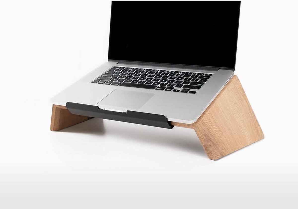 Houten Laptopstand - standaard - Eikenhout