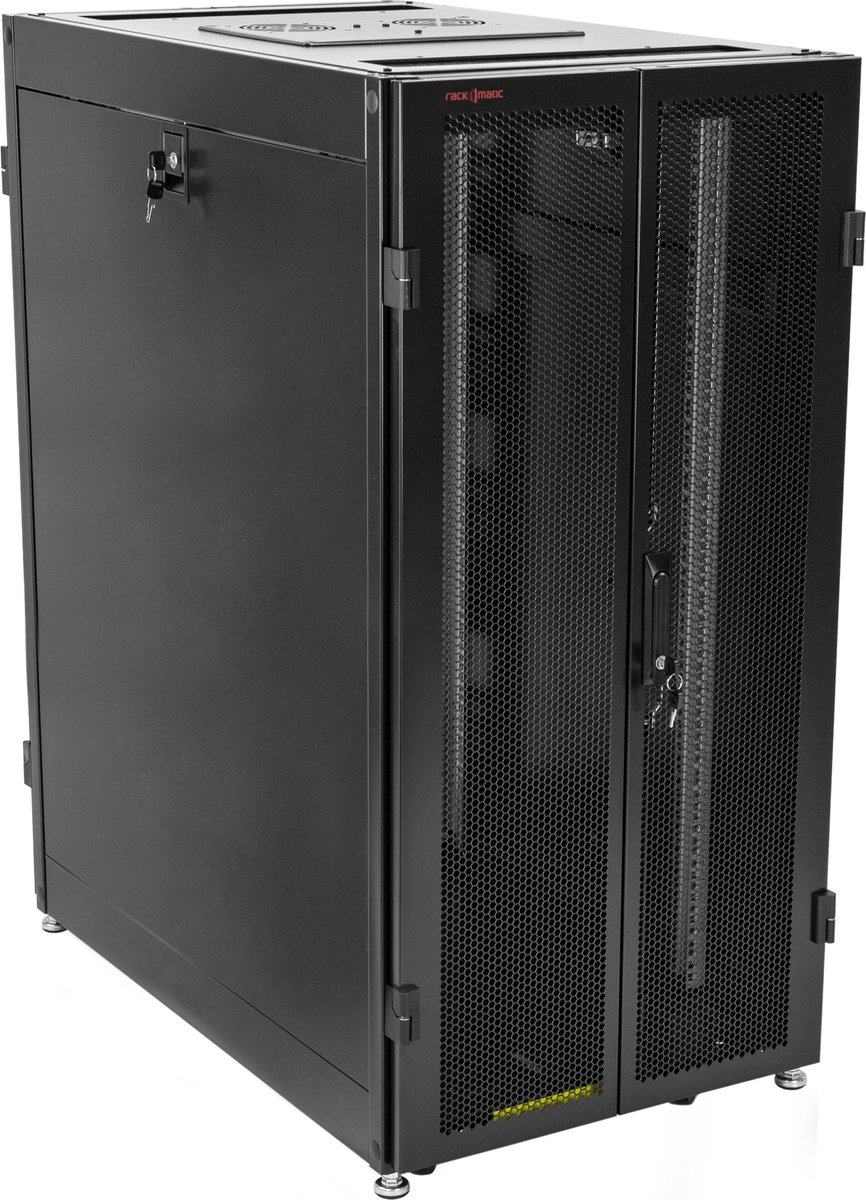 RackMatic - Rackkast 19 '' standaard 24U 600x1000x1200mm MobiRack HQ van RackMatic