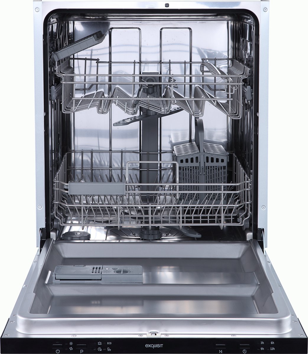 Exquisit EGSP2214-E-030D - Inbouw Vaatwasser - Volledig geïntegreerd - 14 Couverts - 60cm - D label