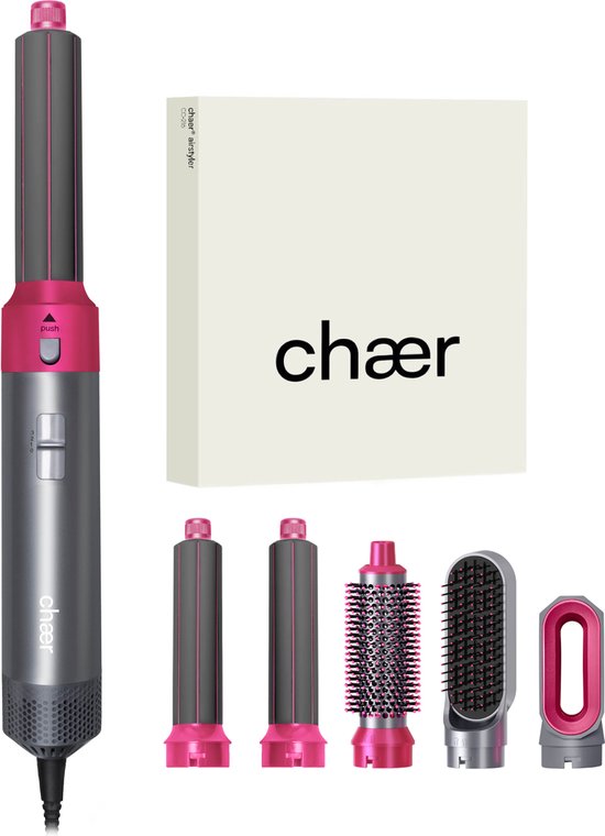 chaer® Airstyler Complete Multistyler - 5 in 1 - Föhnborstel - Krultang - Krulborstel - Heteluchtborstel - Haarstyler - Alle Haartypen