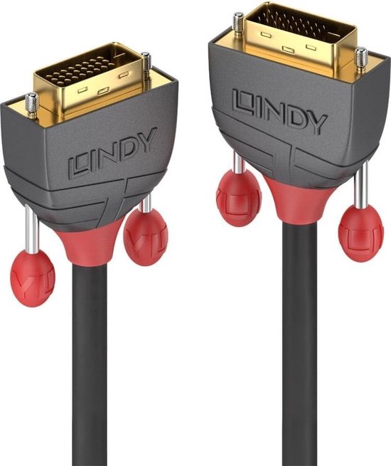 Lindy 36225 DVI kabel 7,5 m DVI-D Zwart