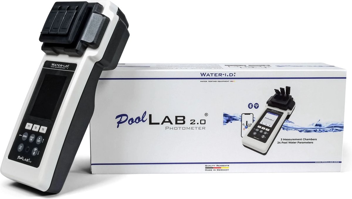 Pool Lab 2.0 digitale watertester voor zwembad en spa