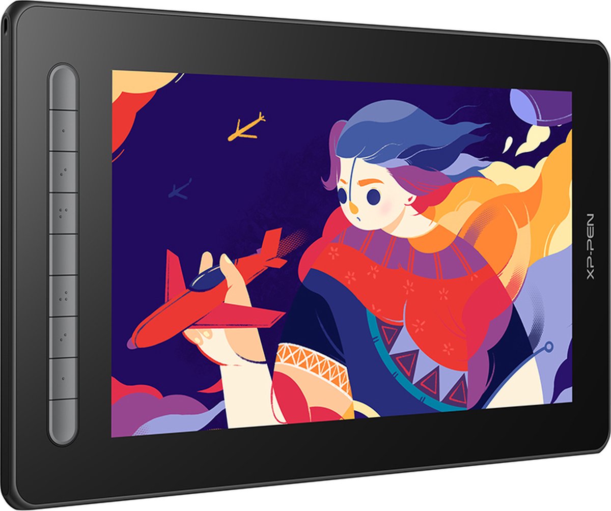 XPPen Artist 13 2nd Gen - Teken Scherm - Tekentablet - 13,3 Inch Volledig Gelamineerd Scherm - 8192 Niveaus X3-chip Stylus - Zwart